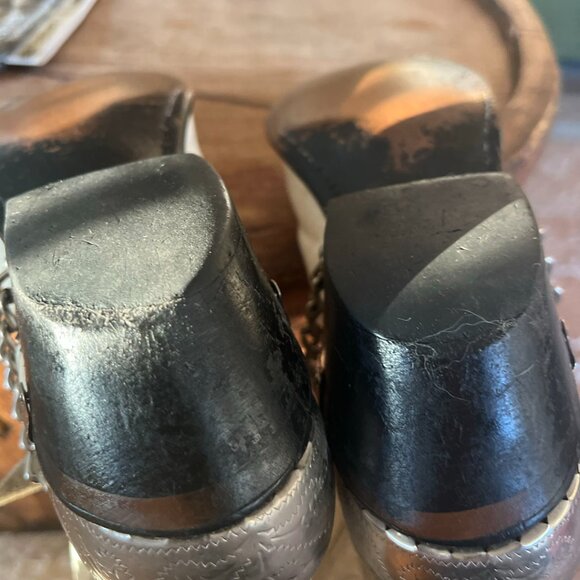 Very Rare, Vintage Code West White Leather Cowboy Boots, Size 8 - Picture 9 of 10